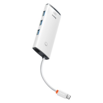 Адаптер BASEUS HUB 5 в 1 Type C — адаптер HDMI 3xUSB 3.0 USB-C PD