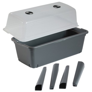 МИНИ-ТЕПЛИЦА ДЛЯ ПОСЕВА ТРАВ для выращивания растений КРУГЛЫЙ ГОД