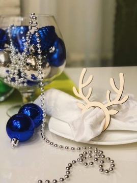 Салфетница новогодняя, ​​олень, обруч, 10 шт.