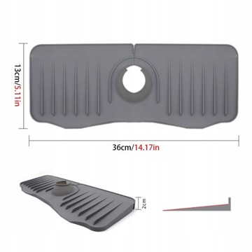 СИЛИКОНОВЫЙ КОВРИК ДЛЯ КУХОННОЙ МОЙКИ ЛЕНТА-КАПЕЛЬНИК