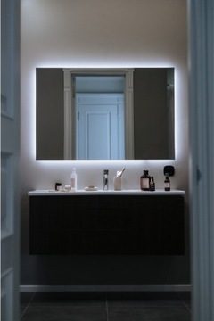 ЗЕРКАЛО ДЛЯ ВАННОЙ 80x60 С ПОДСВЕТКОЙ, УЗОРЫ С ПОДСВЕТКОЙ