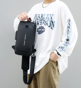 НАРЕМЕННАЯ СУМКА, ЧЕРНАЯ НАСТЕННАЯ СУМКА, ВОДОНЕПРОНИЦАЕМЫЙ USB POWER BANK