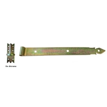 ZAWIAS PASOWY GARAŻOWY OZDOBNY OCYNK 400MM