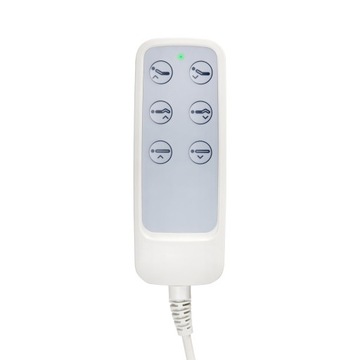 Fotel kosmetyczny elektryczny SILLON Lux 273b 3 silniki szary, szara podsta