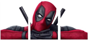 3x OBRAZ NA ŚCIANĘ DEADPOOL 50x70