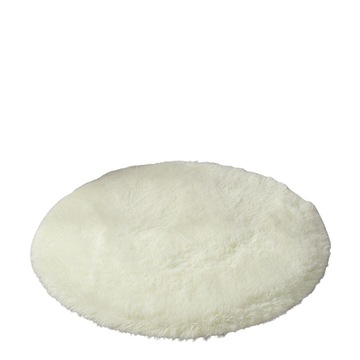 pluszowy dywan okrągły 200cm (fioletowy)