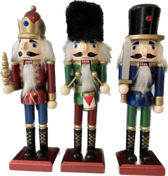 Dziadek do ORZECHÓW FIGURKI PREZENT MIKOŁAJ ZESTAW