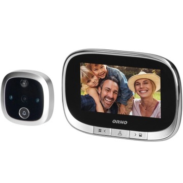 Дверной глазок камеры. Функция записи дверного звонка.