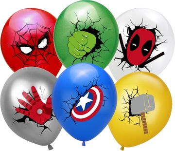 Zestaw balonów z Avengers na Imprezę Urodzinową