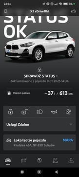 BMW X2 F39 Crossover 2.0 18d 150KM 2018 BMW X2 (F39) sDrive 2,0 D PANORAMICZNY DACH FULL SERWIS ZADBANY OD KOBIETY, zdjęcie 35