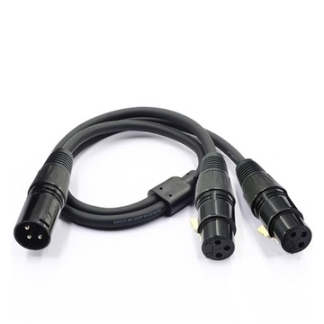 3-контактный разъем XLR для двойного 2-образного разветвителя