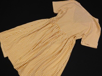 XAS175 ПЛАТЬЕ В ПОЛОСКУ С ПУГОВИЦАМИ _ 40