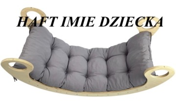 Polštář na houpačka Montessori šedý XL 120 cm Různé Barvy