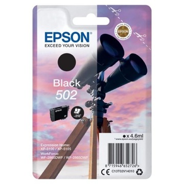 Epson C13T02V14010 - oryginalny tusz, czarny