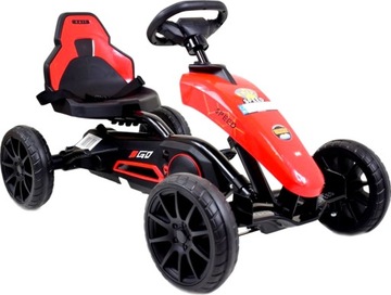 GOKART SPEED NA PEDAŁY MIĘKKIE KOŁA HAMULEC