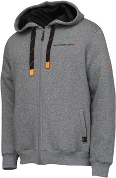 BLUZA SAVAGE GEAR CLASSIC ZIP HOODIE GREY M ZAMEK