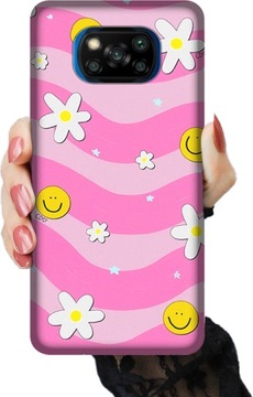 ETUI NA TELEFON XIAOMI POCO X3 MŁODZIEŻOWE MODNE WZORY KRATKA
