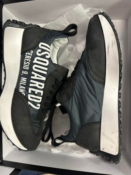 Sneakersy Dsquared2 logo-print low-top roz. 37