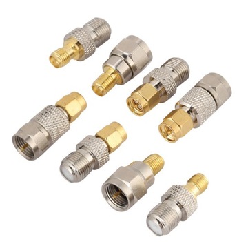 4 SZT ADAPTER PRZEJŚCIÓWKA F-SMA MOSIĘŻNE ZŁĄCZE ANTENOWE WIELOFUNKCYJNY