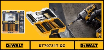 DeWALT Смешанный набор ударных бит в кассете из 37 предметов, DT70731T