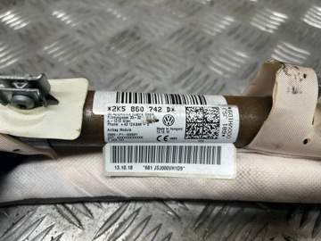 AIRBAG ULOŽENÍ ZÁVĚS PRAVÁ VW CADDY 2K 2K5880742D