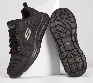 Buty sportowe męskie Skechers Track Knock SNEAKERSY NA CO DZIEŃ 232001-BBK