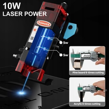 Grawer laserowy TwotreesTTS-10 Pro Maszyna do cięcia laserowego o mocy 10 W