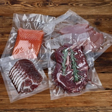 Пакеты с накаткой для вакуумного упаковщика, фольга 20х30см, 50 шт.