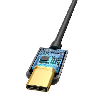 АДАПТЕР BASEUS АУДИОДАПТЕР USB-C TYPE-C — МИНИ-ДЖЕК 3,5 ММ AUX DAC