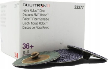 3M Cubitron II Roloc fibrowy 50mm P60