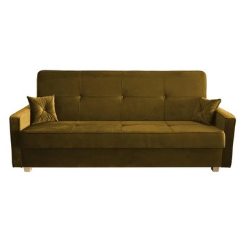Wersalka sofa Max, funkcja spania, pikowana, magic velvet