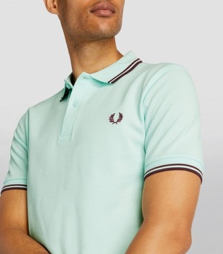 FRED PERRY MIĘTOWA KOSZULKA POLO (2XL)