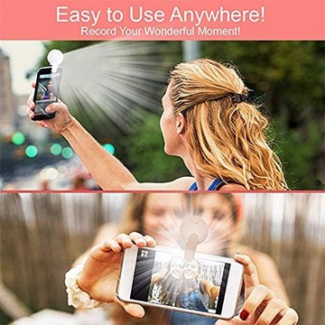 Кольцевая подсветка для селфи, мини-портативное устройство для селфи