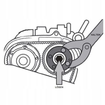 ЗАМОК ШКИВА РАСПРЕДВАЛА T10172 T10554