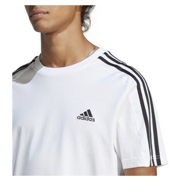 Adidas Koszulka Sportowa Męska Biała Bawełniana IC9336 r. L