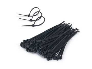 OPASKI ZACISKOWE KABLOWE TRYTYTKI CZARNE 3x100mm 100SZT