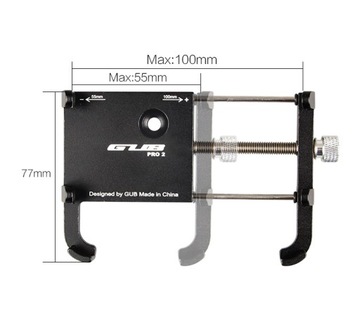 GUB PRO2 UCHWYT ROWEROWY TELEFON kierownice MOTOR