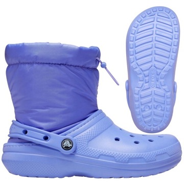 CROCS ŚNIEGOWCE DAMSKIE ZIMOWE OCIEPLANE r. 36