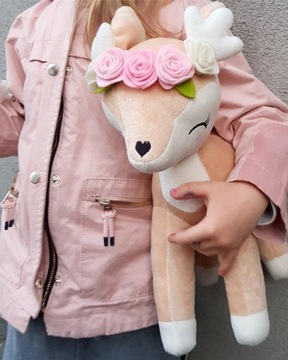 Плюшевый олень с венком | Мелоотка