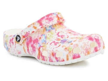 klapki crocs damskie classic lekkie chodaki tie dye 38-39 M6/W8