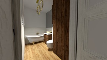 3D Визуализация проекта Ванная комната