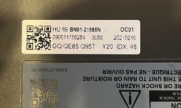 SAMSUNG ONE CONNECT BOX QLED 4K QE85Q95T SOC1006T