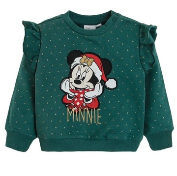 Cool Club Bluza świąteczna Myszka Minnie r 74