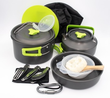 Набор походной посуды, 14 предметов.