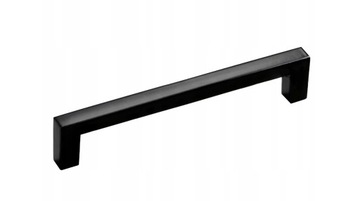 UCHWYT MEBLOWY KWADRATOWY KWADRO 320MM CZARNY MAT