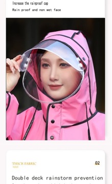 Длинный плащ для всего тела, защищенный от дождя, электрический велосипед, одиночный женский