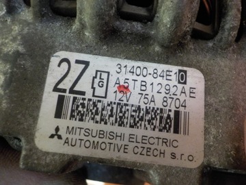 AGILA B SPLASH 1.2 08R 86KM K12B ALTERNÁTOR 31400-84E10 A5TB1292AE