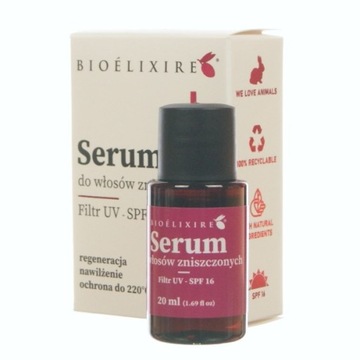 Bioelixire serum do włosów zniszczonych SPF 16 20ml