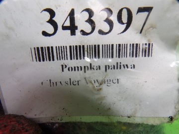CHRYSLER VOYAGER IV 2.5 CRD ČERPADLO VSTUPNÍ PALIVA