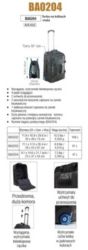 TUSA ROLLER BAG BA0204 Маленькая 47л